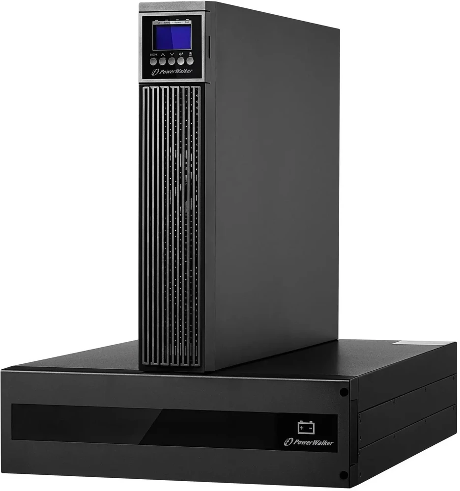 Power Walker PowerWalker VFI 6000 RTG PF1 maitinimo šaltinis UPS Podwójnej konwersji (online) 6 kVA 6000 W 2 x gniazdo jungiama į tinklą