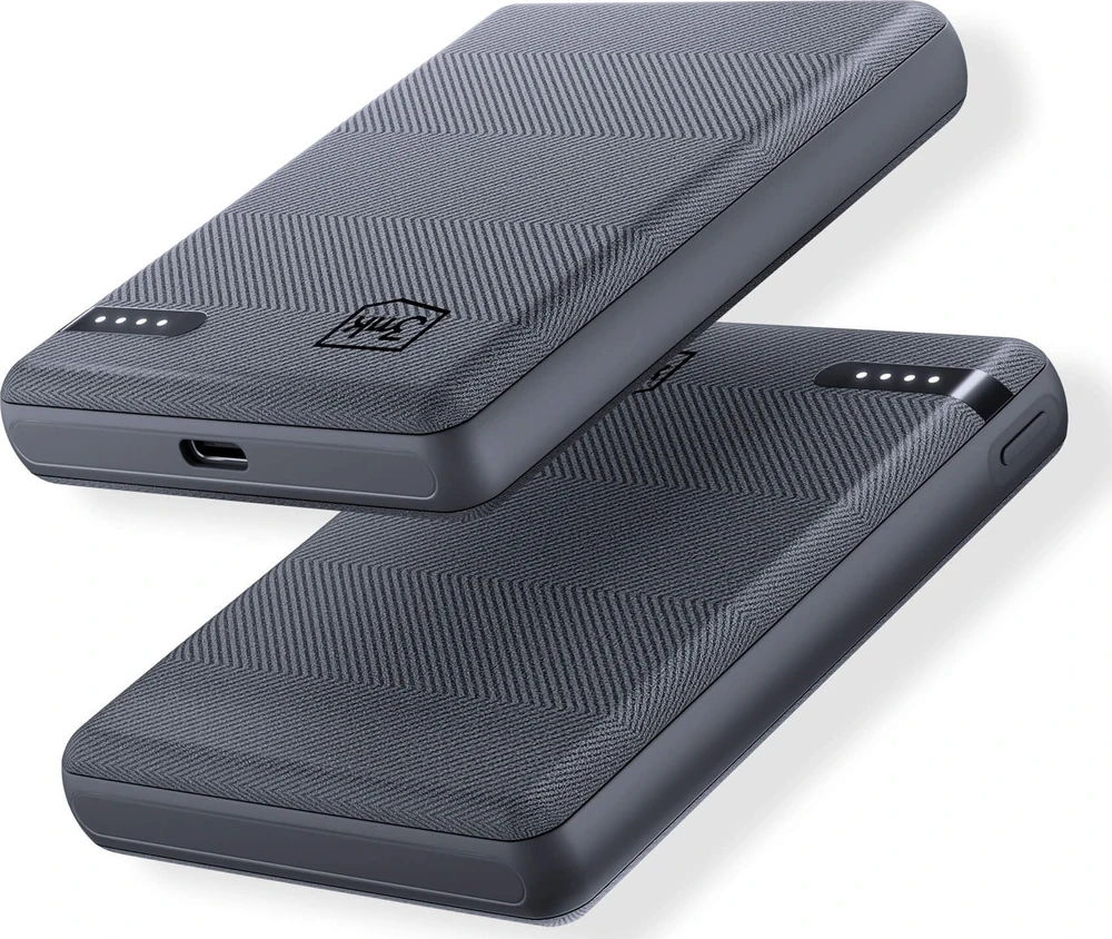 3Mk apsaugos priedai - 3mk kišeninė išorinė baterija 5000 mAh 12 W USB 1C-Pilkas