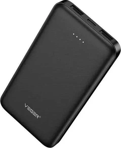 Powerbank Veger A10 (W1065) 2A 10000 mAh juodas