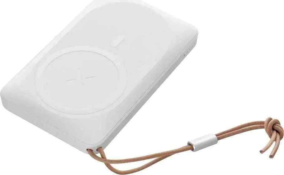 Išorinė baterija POWER BANK VEGER (VP1151) 10000mAh su belaidžiu įkrovikliu (Magsafe 15W) balta