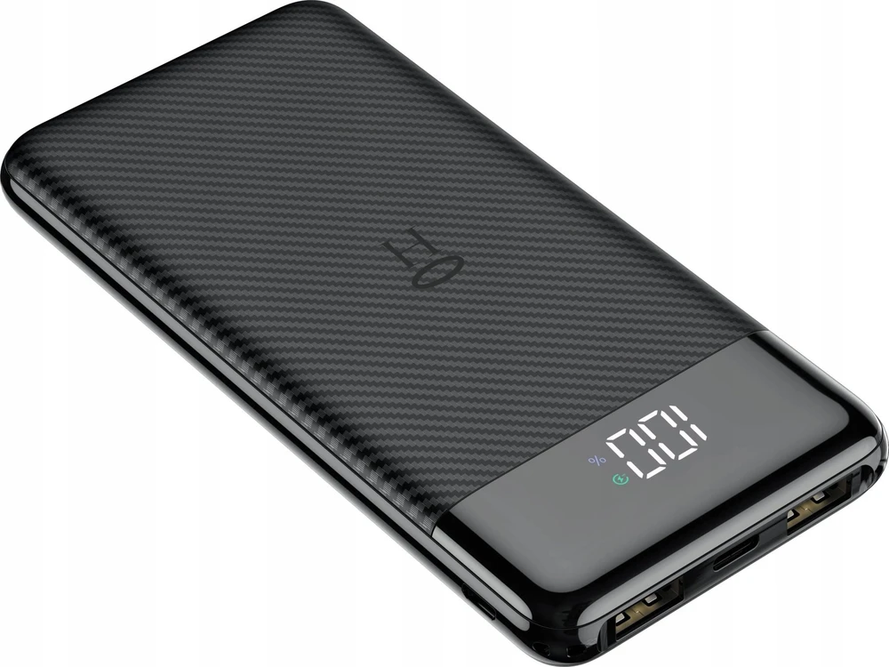 Powerbank Veger L11 (W1087) 10000 mAh juodas