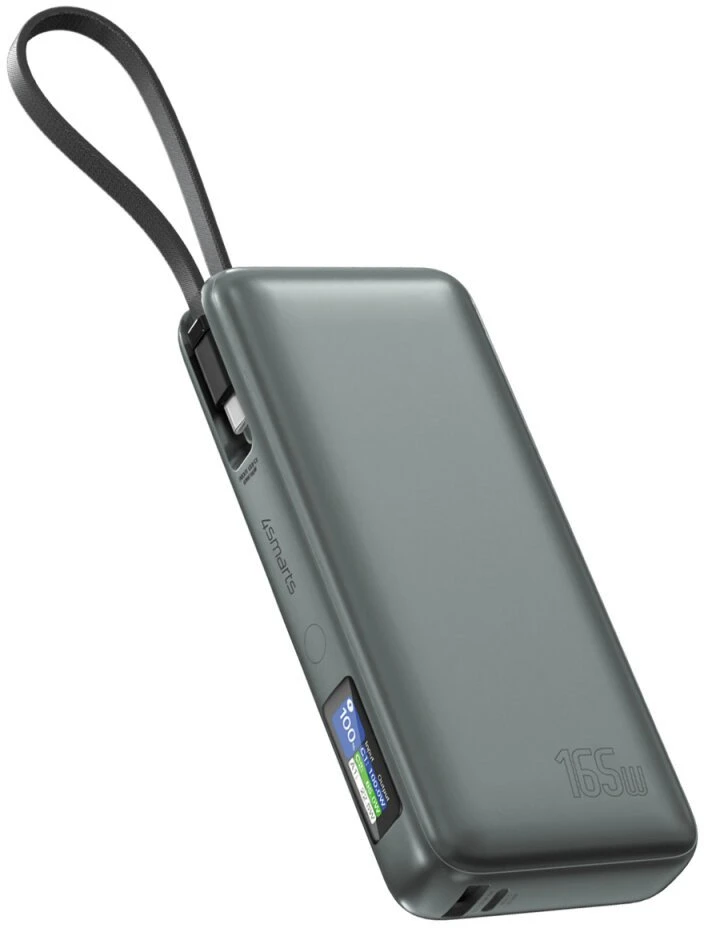 „4smarts Enterprise“ 20000 mAh 165 W su integruotu USB-C laidu