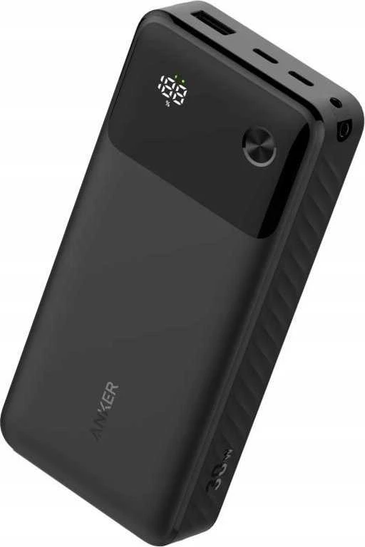 Išorinė baterija - Anker A1384 20000 mAh 30W PD USB-A USB-C Juoda