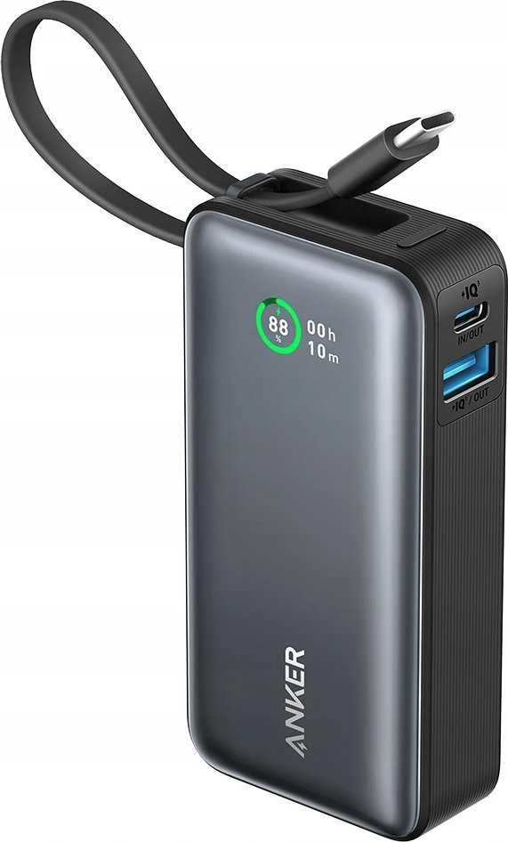 Anker 545 Nano Power Bank | A1259G11 | 10000 mAh | Juodas