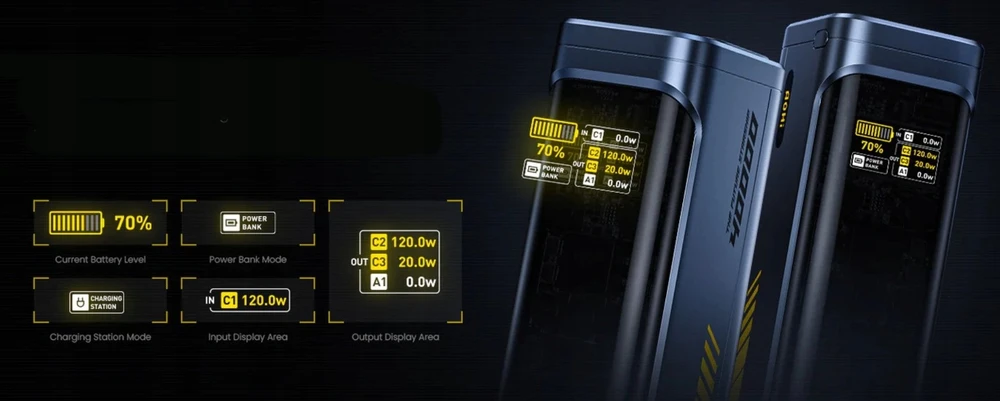 AOHi Future Starship 40000 mAh PD 140W
