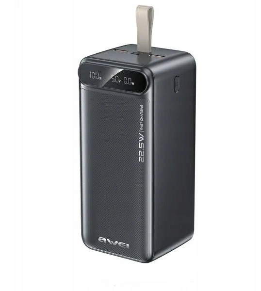 AWEI PowerBank PA-13 50000mAh 22.5W juodos spalvos