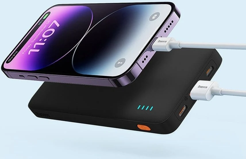 Baseus Airpow 10000mAh 20W maitinimo blokas (juodas)