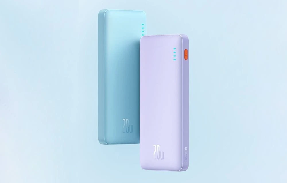 Baseus Airpow 10000 mAh 20W maitinimo blokas (mėlynas)