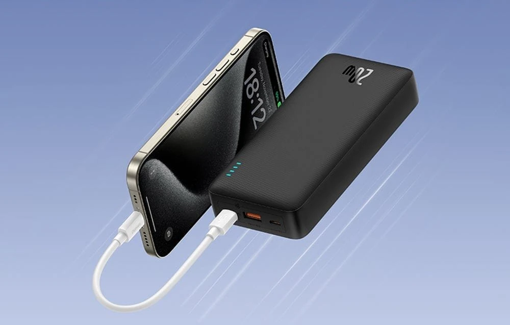 Baseus Airpow 20000mAh 20W maitinimo blokas (juodas)