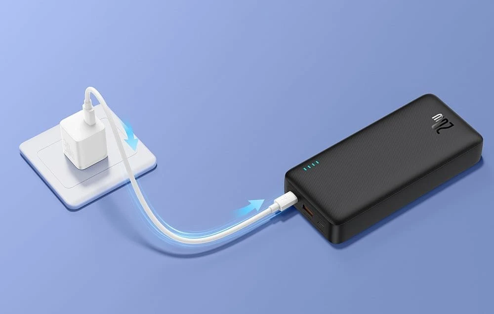 Baseus Airpow 20000mAh 20W maitinimo blokas (juodas)