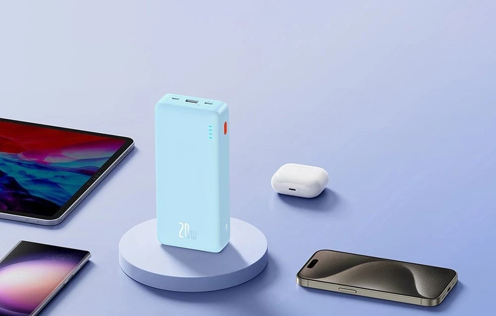 Baseus Airpow 20000mAh 20W maitinimo blokas (mėlynas)