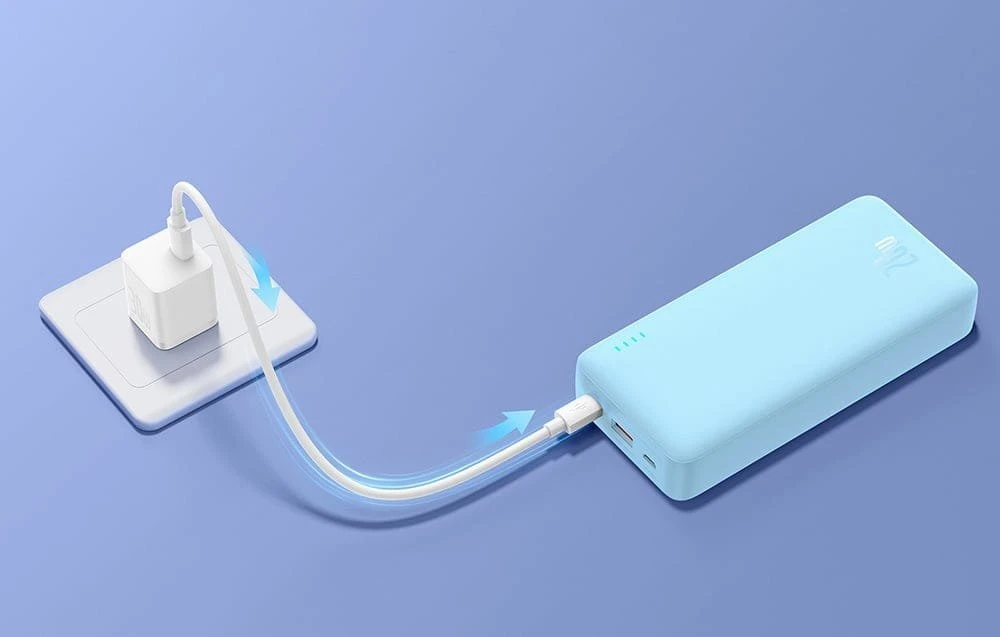 Baseus Airpow 20000mAh 20W maitinimo blokas (mėlynas)