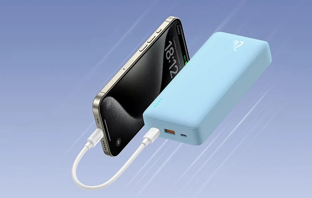 Baseus Airpow 20000mAh 20W maitinimo blokas (mėlynas)