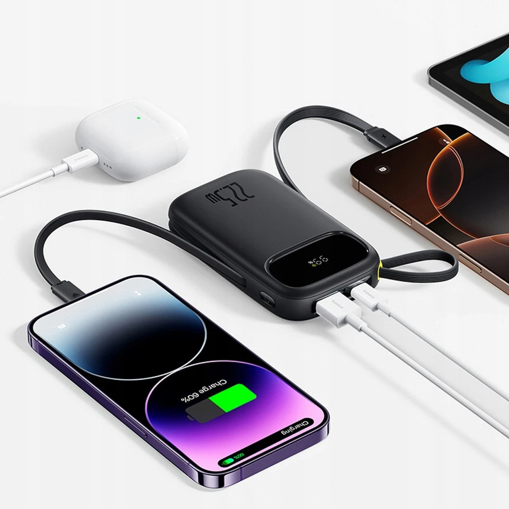 Baseus EnerFill FC31 10000 mAh USB-C Lightning 22.5W juodas