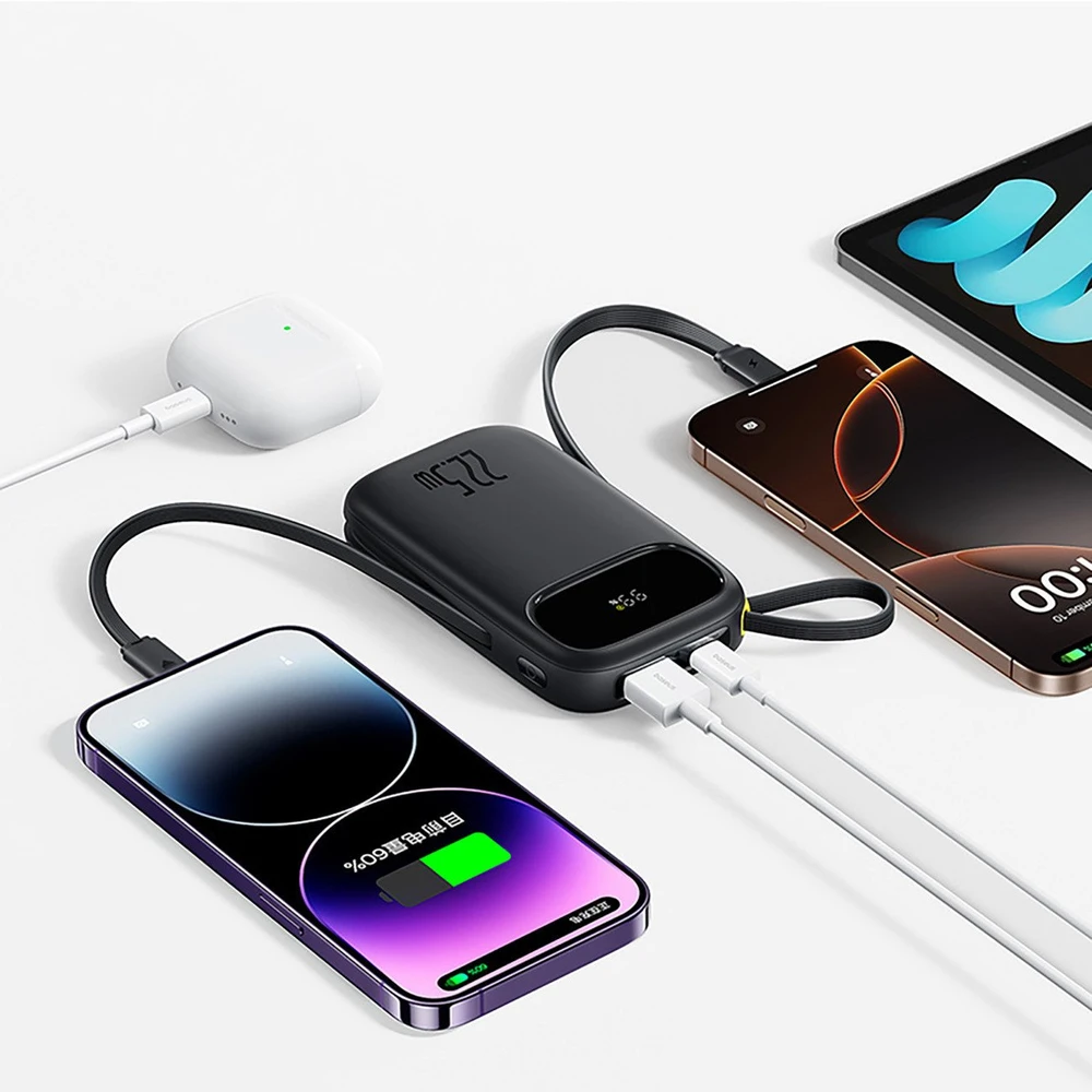 Baseus EnerFill FC31 20000 mAh USB-C Lightning 22.5W juoda