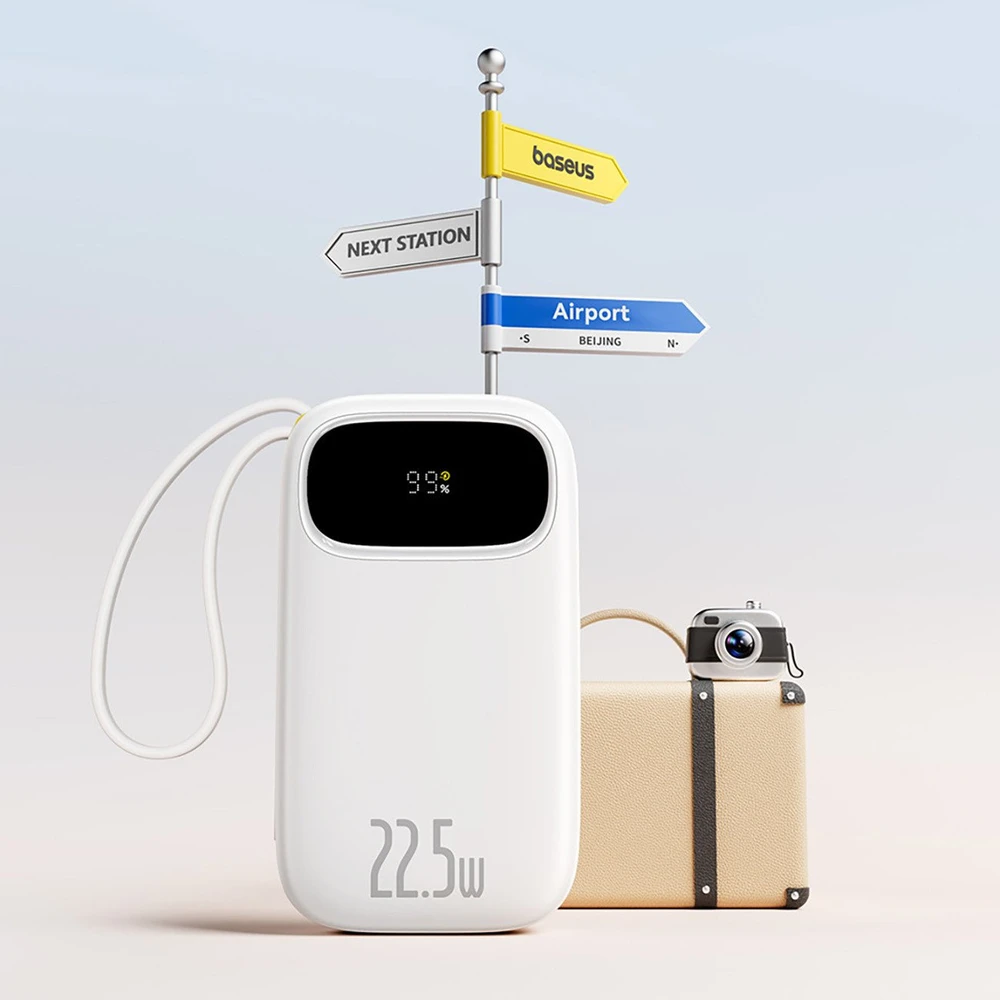 Baseus EnerFill FC31 20000 mAh USB-C Lightning 22.5W balta