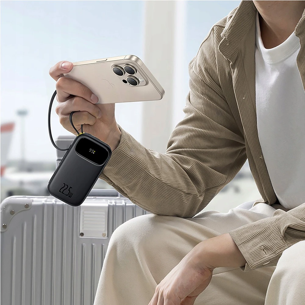 Baseus EnerFill FC31 20000 mAh USB-C Lightning 22.5W juoda