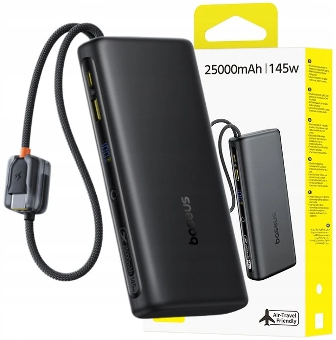 Baseus EnerFill FC41 25000 mAh 145W juoda