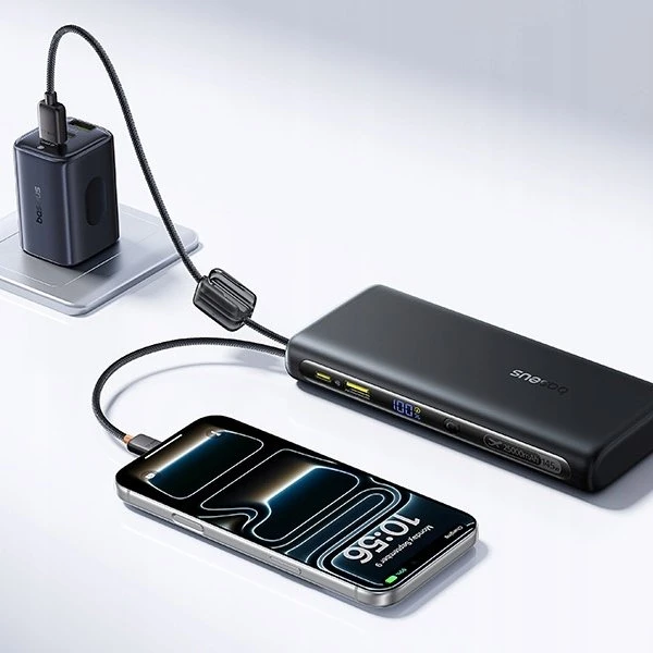 Baseus EnerFill FC41 25000 mAh 145W juoda
