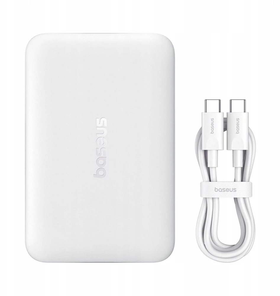 Baseus EnerFill FM11 Ultra-Mini MagSafe 10000 mAh 22.5W balta