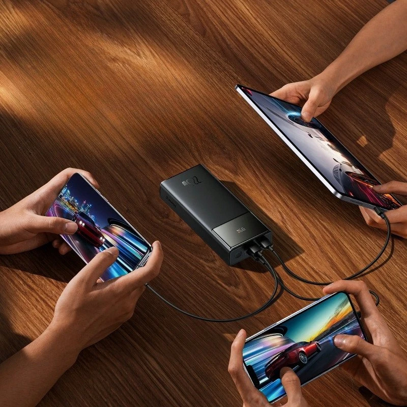 Baseus EnerFill 22.5W Powerbank 30000mAh Cosmic Juodas