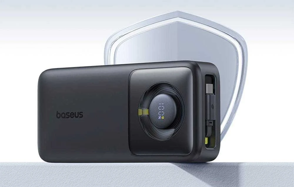 Baseus Free2Pull 20000mAh 65W juoda