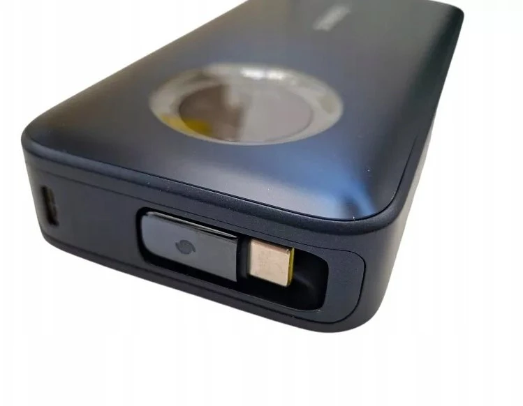 LiPo išorinis akumuliatorius (PowerBank) 20000mAh 67W su sutraukiamu kabeliu EnerCore CR11 BASEUS