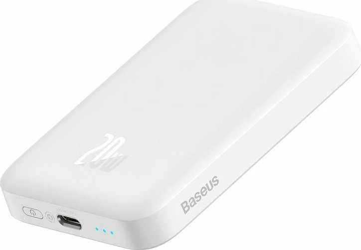 Baseus Magnetic Mini 6000mAh 20W MagSafe Powerbank (balta)