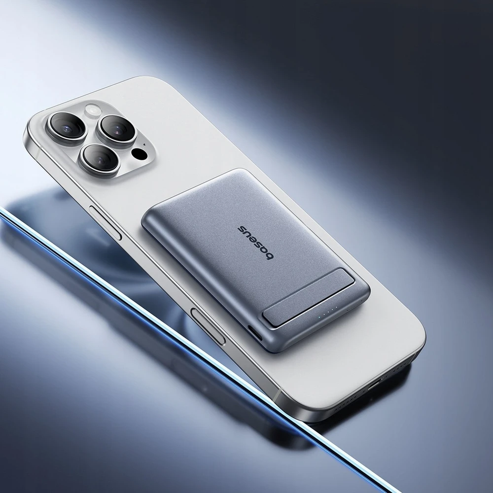 Baseus PicoGo AM31 Qi2 5000 mAh 20W pilka