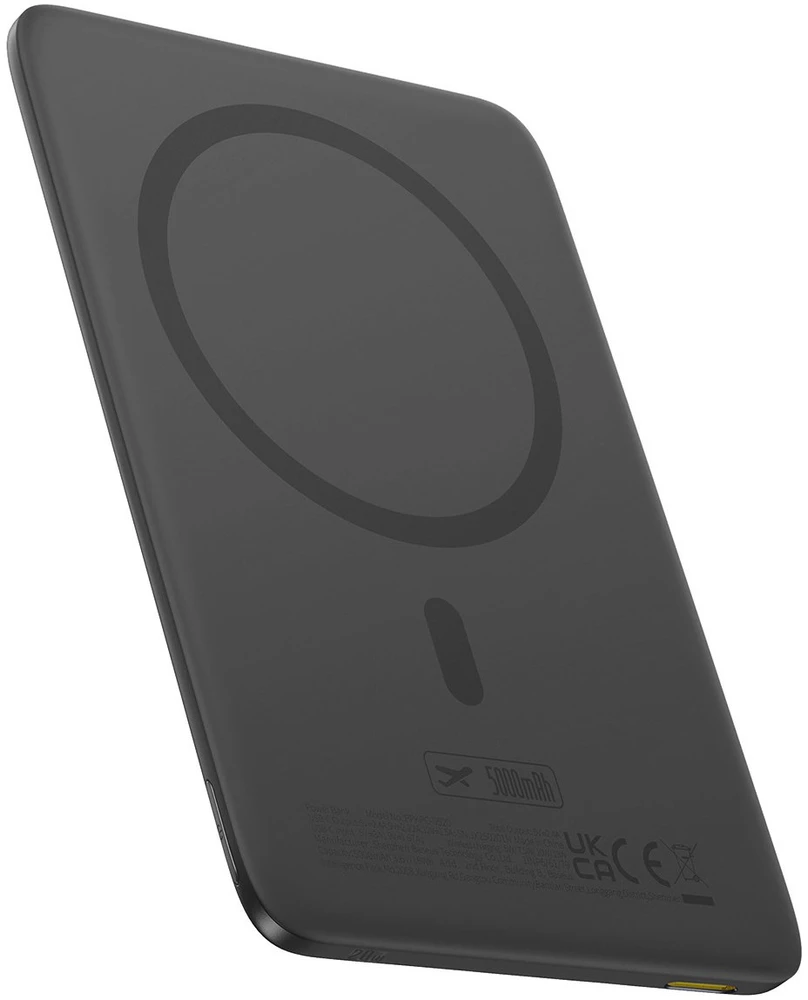Baseus PicoGo AM41 ultra-slim magnetic 5000 mAh 20W juoda