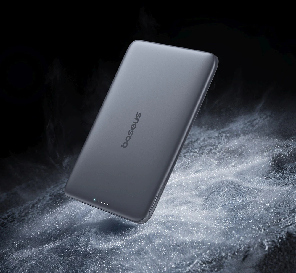 Baseus PicoGo AM41 ultra-slim magnetic 5000 mAh 20W juoda