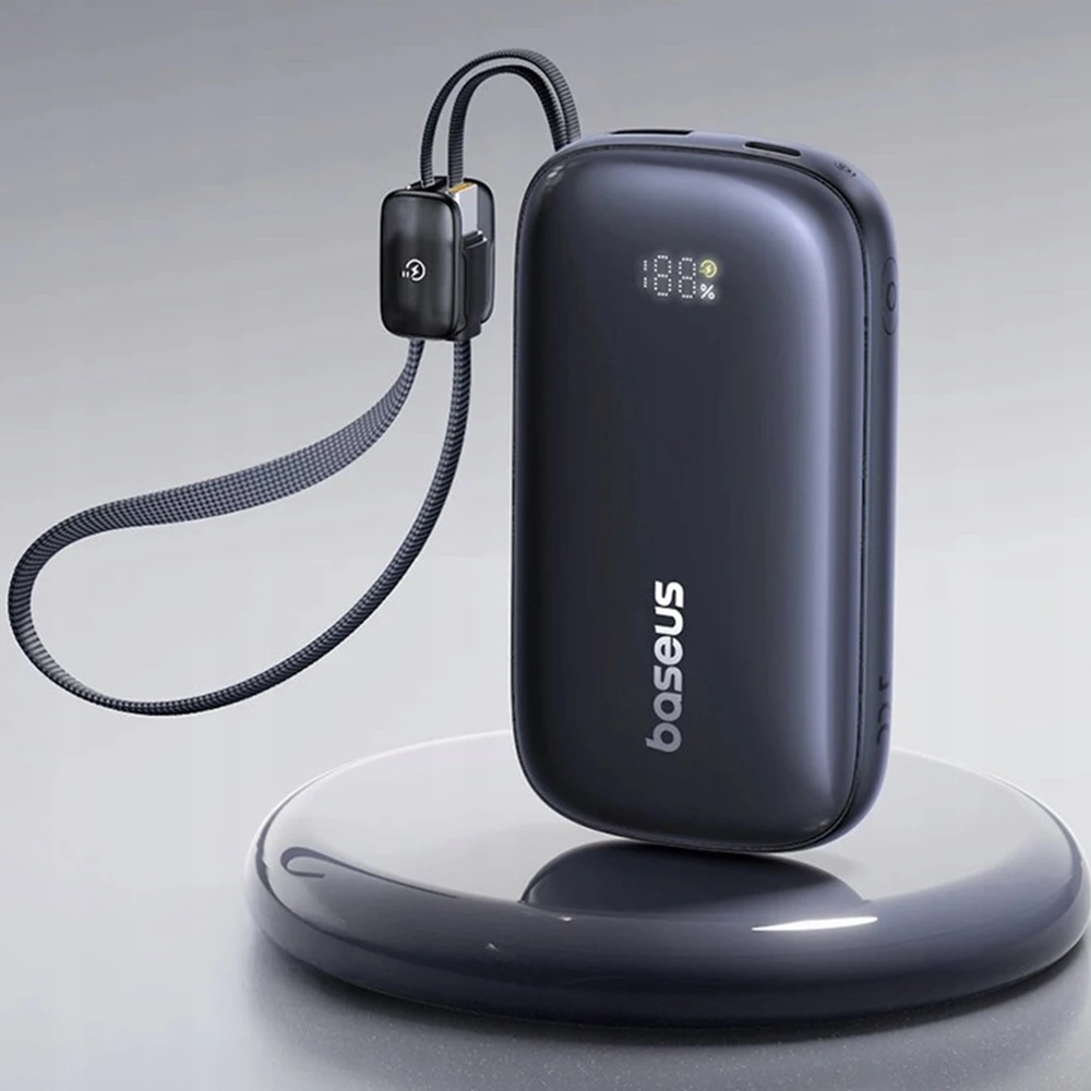 Baseus EnerFill FC21 Qpow 3 Ultra 10000 mAh 45W juoda