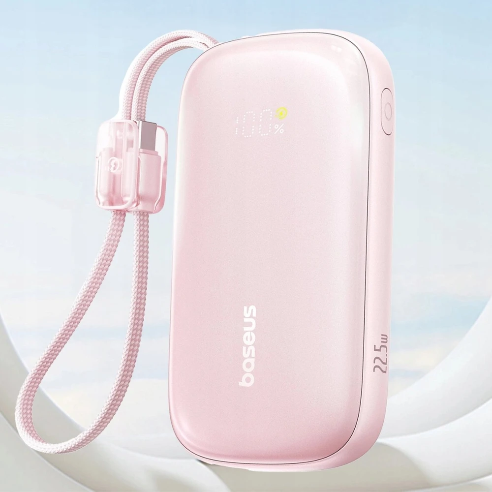 Baseus EnerFill FC21 Qpow 3 Ultra 20000 mAh 22.5W rožinė