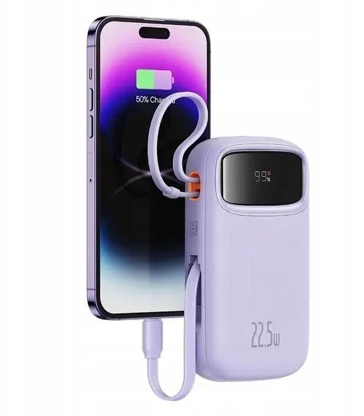 Baseus EnerFill FC21 Qpow 3 Ultra 20000 mAh 22.5W violetinė