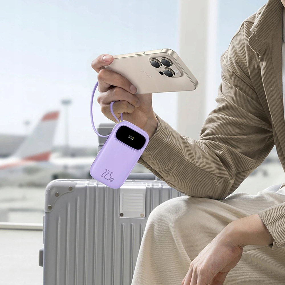 Baseus EnerFill FC21 Qpow 3 Ultra 20000 mAh 22.5W violetinė