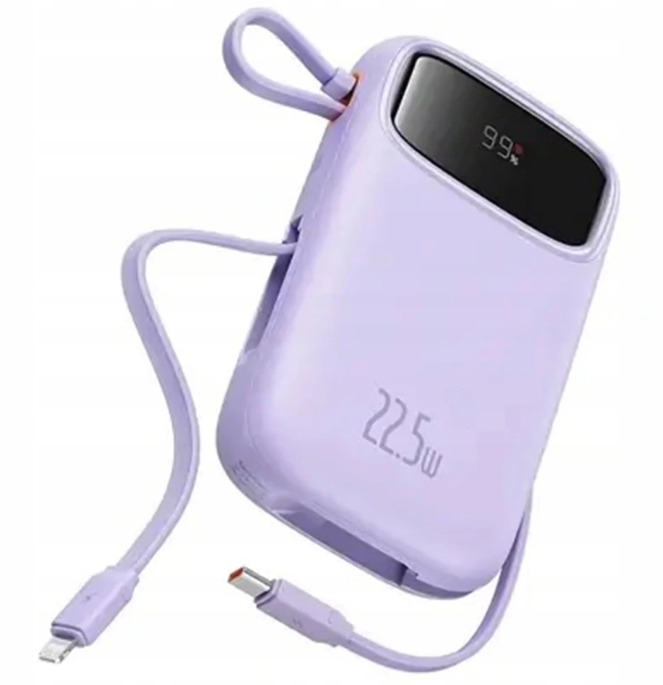 Baseus EnerFill FC21 Qpow 3 Ultra 20000 mAh 22.5W violetinė