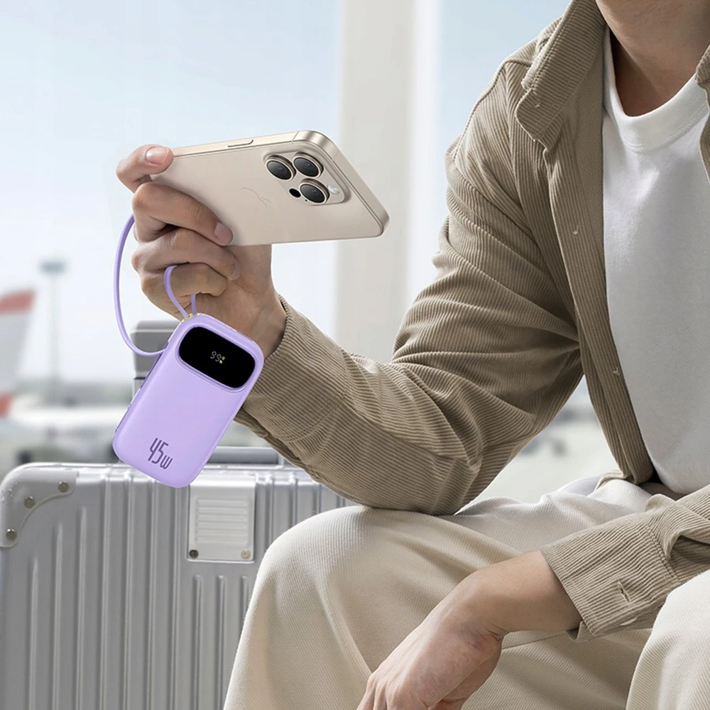 Baseus EnerFill FC31 20000 mAh 45W violetinė