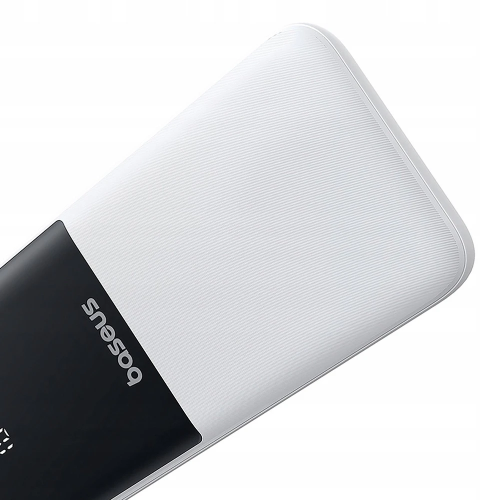 Baseus „A6ac4 Lipow“ 10000mAh 22,5 W išorinė baterija su dviem integruotais laidais (su „A6ac4 Simple USB-A - USB-C 3A 20 cm“ laidu) – balta