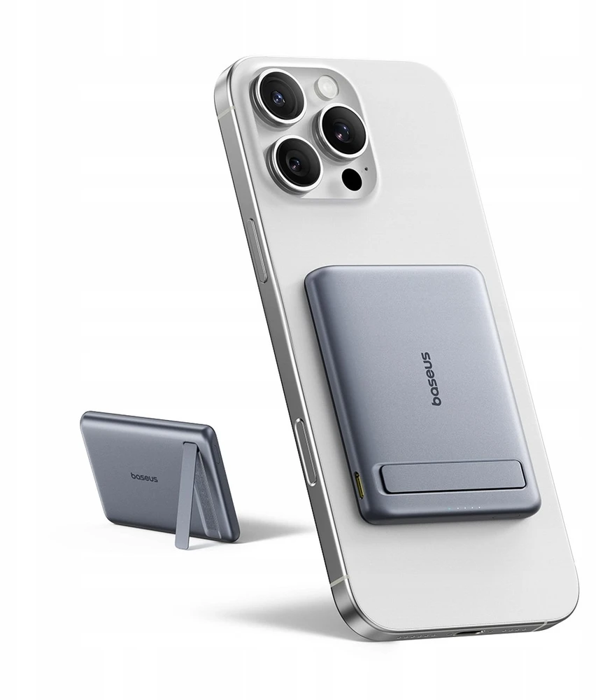 Baseus PicoGo AM31 Qi2 5000 mAh 20W pilka