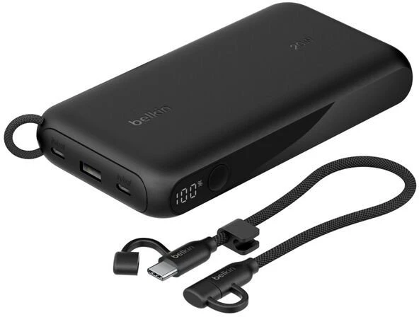 Belkin išorinė baterija BoostCharge 20000 mAh 20 W su skaitmeniniu ekranu BPB028hqBK