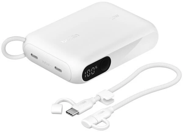 Powerbank Belkin BPB027HQWH 10000 mAh Baltas (BPB027hqWH)