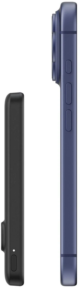 Belkin magnetinis power bankas 5000 mAh su Qi2 15 W belaidžiu krovimu ir USB-C, juodas, BPD011hqBK