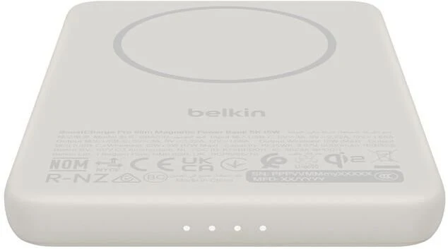 Powerbank Belkin BoostCharge Slim 5000 mAh Smėlio spalvos (BPD021HQSA)