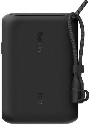 Belkin Išorinė baterija 10.000mAh juodas ekranas PD 20W USB-C BPB027hqBK