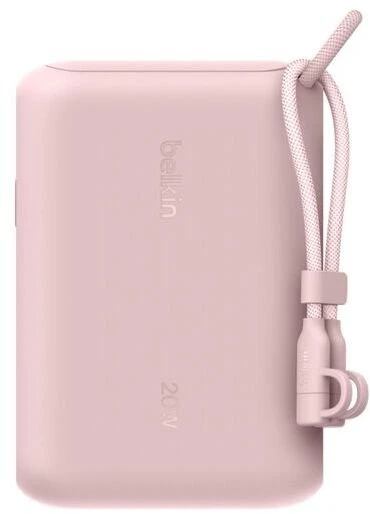 Powerbank Belkin Powerbank su wyświetlaczem 20W 10.000mAh USB-C rožinė BPB027hqPK
