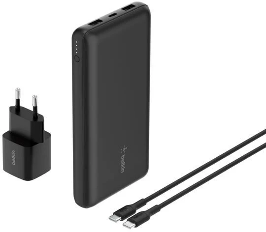 Belkin „BoostCharge“ išorinių įkroviklių rinkinys, 20 000 mAh, USB-C įkrovimas, BU042kqBK