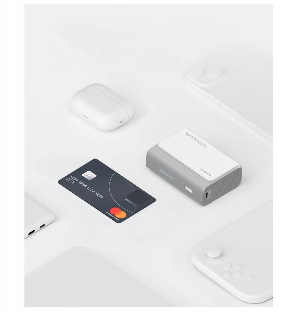 CUKTECH 30W 10000mAh išorinė baterija 1C1A - CP13 - pilka spalva