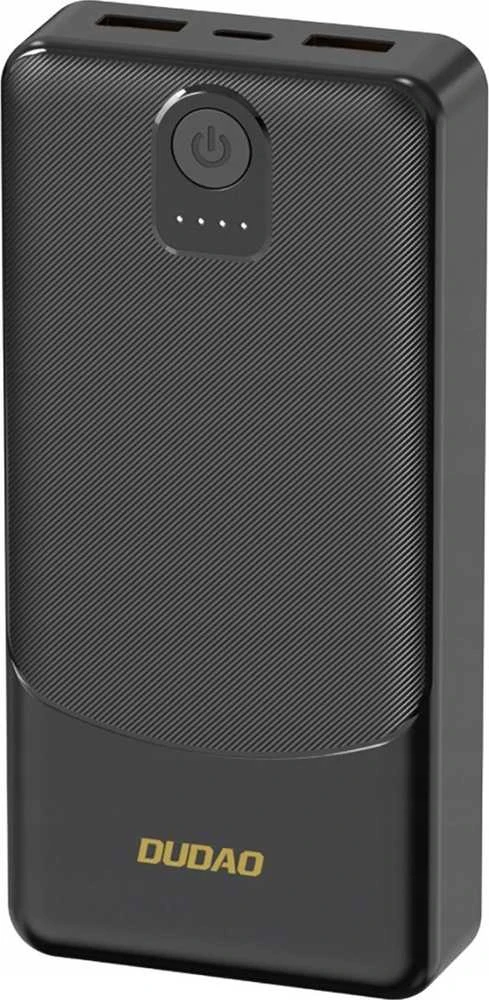 Powerbank Dudao K10Pro 2.4A 20000mAh 2 x USB-A - juodos spalvos