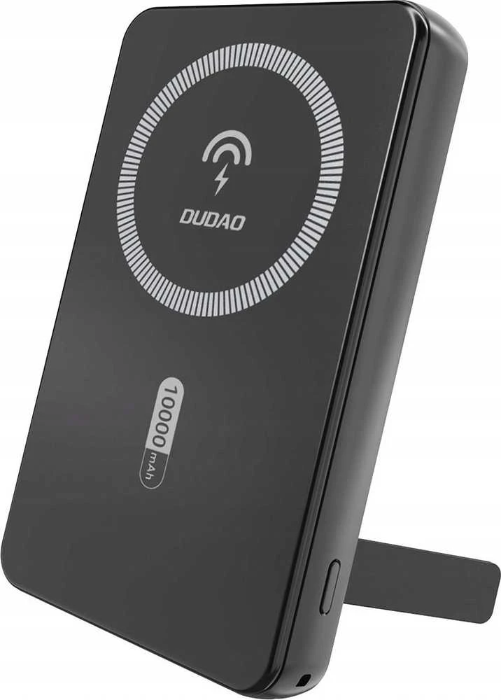 Powerbank Dudao K14S+ 10000mAh 20W USB-A / USB-C / MagSafe su stoveliu – juodos spalvos