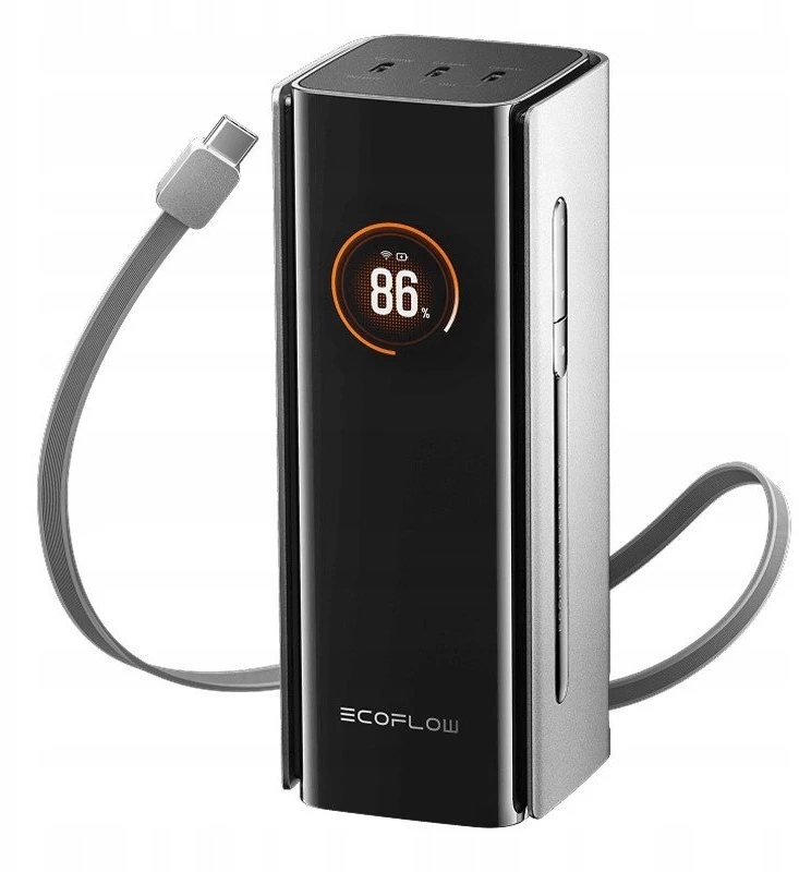 Nešiojamoji baterija „EcoFlow RAPID Pro 20000 230W“ (su integruotu 100 W laidu)